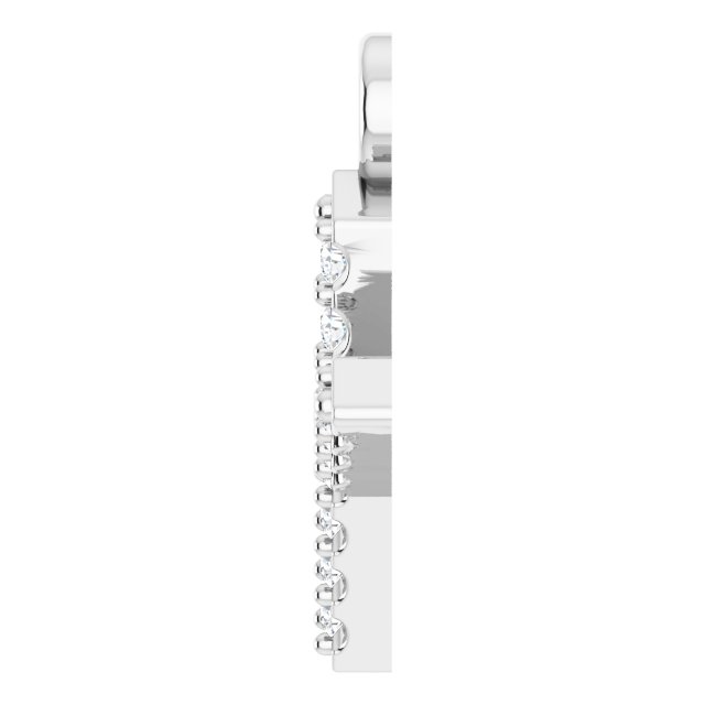 .04 CTW Natural Diamond Initial Dangle