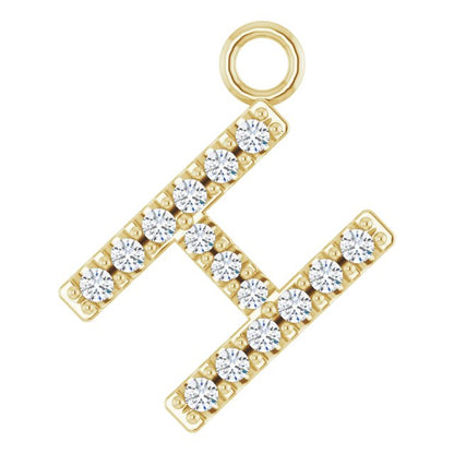 .05 CTW Lab-Grown Diamond Initial Dangle