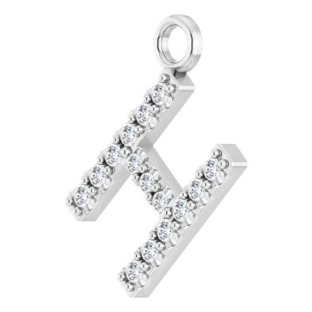 .05 CTW Lab-Grown Diamond Initial Dangle