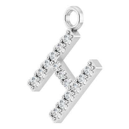 .05 CTW Lab-Grown Diamond Initial Dangle