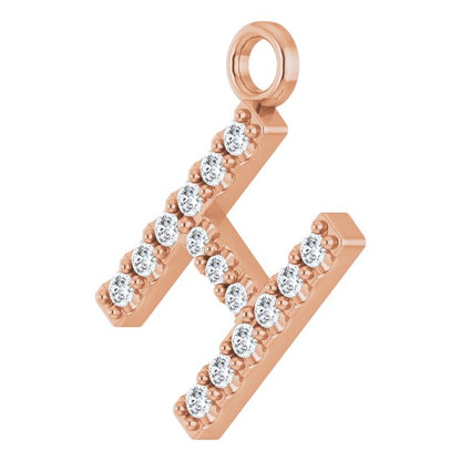 .05 CTW Lab-Grown Diamond Initial Dangle