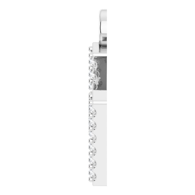 .05 CTW Lab-Grown Diamond Initial Dangle