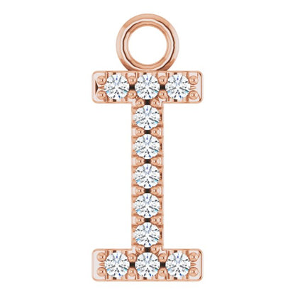 .04 CTW Natural Diamond Initial Dangle