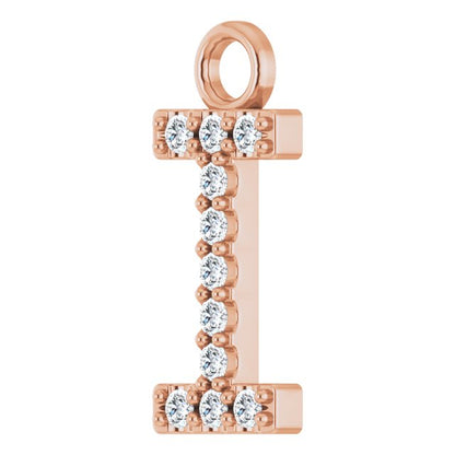 .04 CTW Natural Diamond Initial Dangle