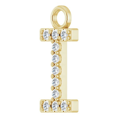 .04 CTW Natural Diamond Initial Dangle