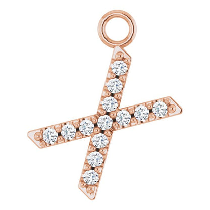 .05 CTW Natural Diamond Initial Dangle