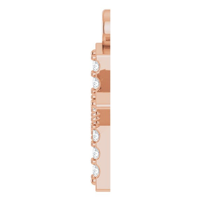 .05 CTW Natural Diamond Initial Dangle