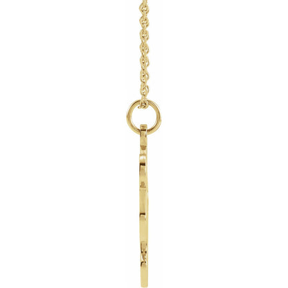 Engravable Puzzle Piece 16-18" Necklace