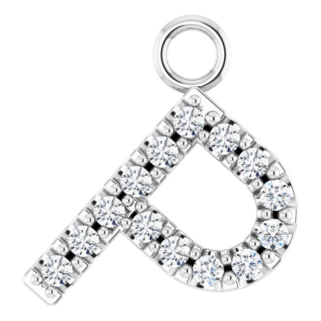 .05 CTW Natural Diamond Initial Dangle
