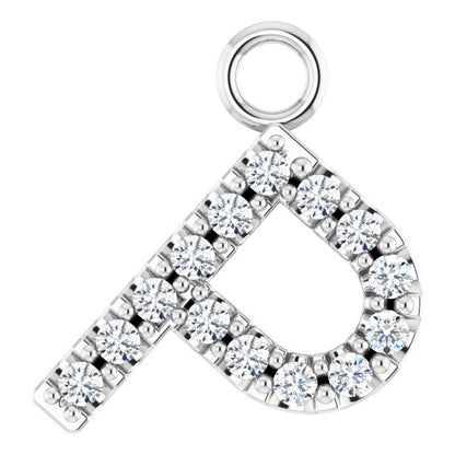 .05 CTW Natural Diamond Initial Dangle