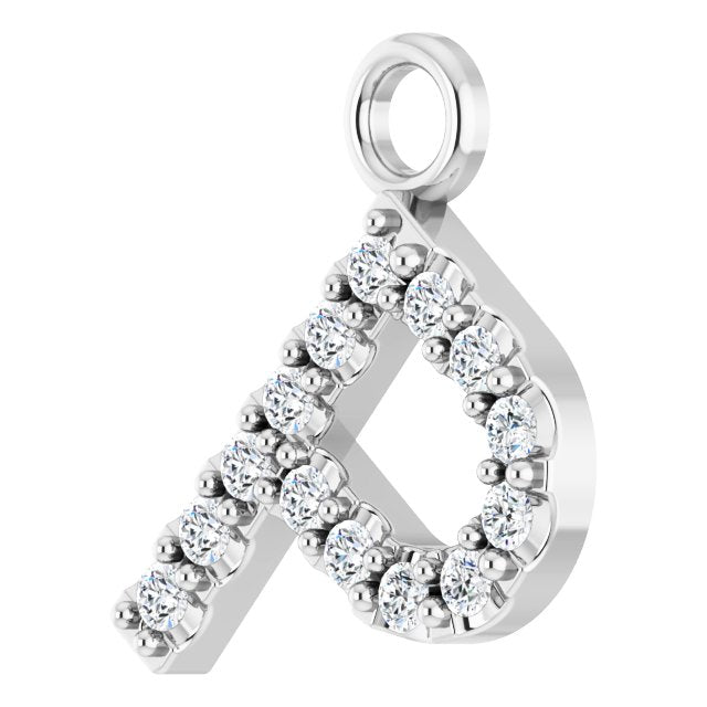 .05 CTW Natural Diamond Initial Dangle