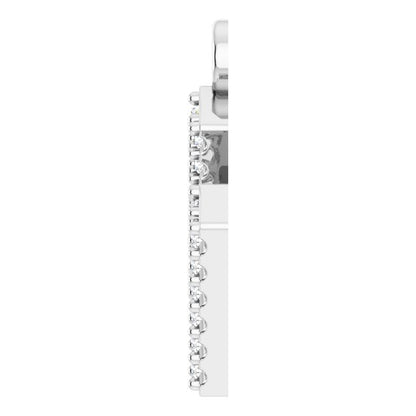.08 CTW Natural Diamond Initial Dangle