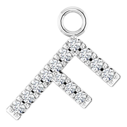 .05 CTW Lab-Grown Diamond Initial Dangle