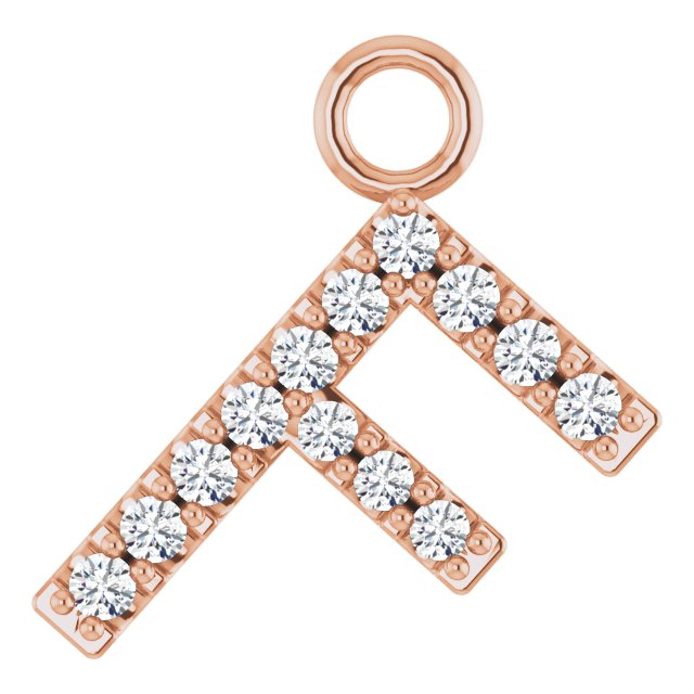 .05 CTW Lab-Grown Diamond Initial Dangle