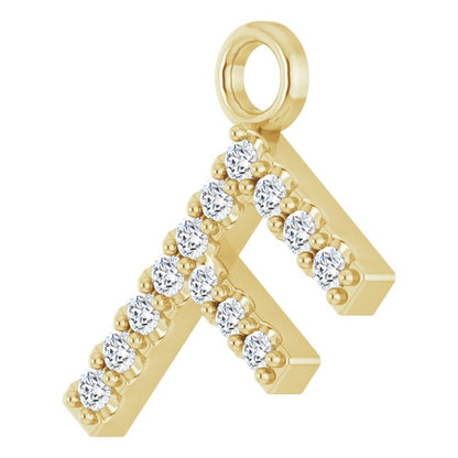 .05 CTW Lab-Grown Diamond Initial Dangle