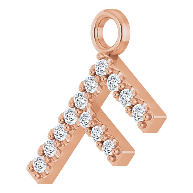 .05 CTW Lab-Grown Diamond Initial Dangle