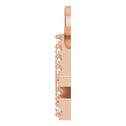 .05 CTW Lab-Grown Diamond Initial Dangle