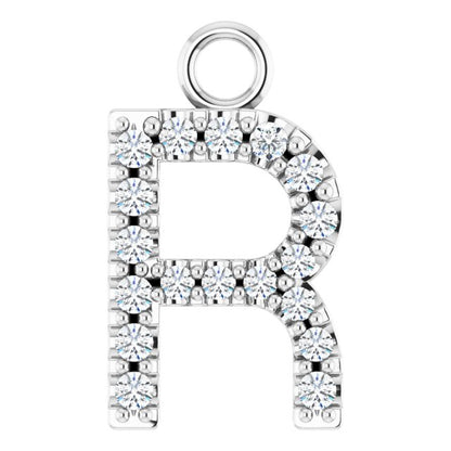 .06 CTW Natural Diamond Initial Dangle