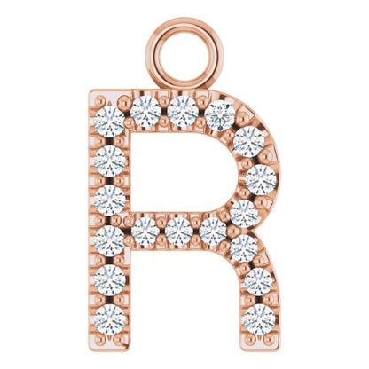 .06 CTW Natural Diamond Initial Dangle