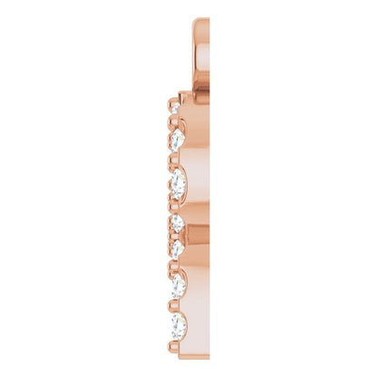 .06 CTW Natural Diamond Initial Dangle