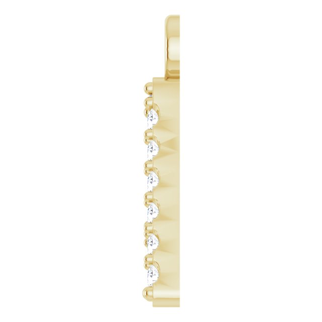 .06 CTW Natural Diamond Initial Dangle