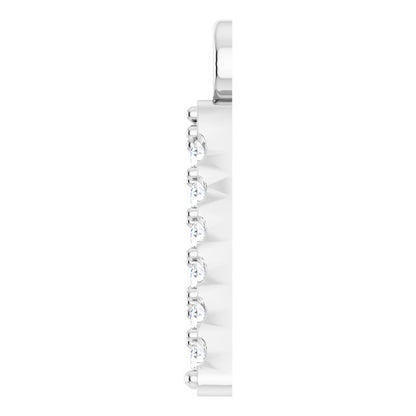 .06 CTW Lab-Grown Diamond Initial Dangle