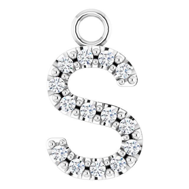 .05 CTW Natural Diamond Initial Dangle
