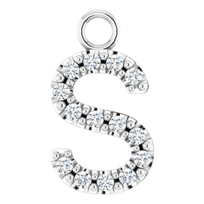 .05 CTW Natural Diamond Initial Dangle