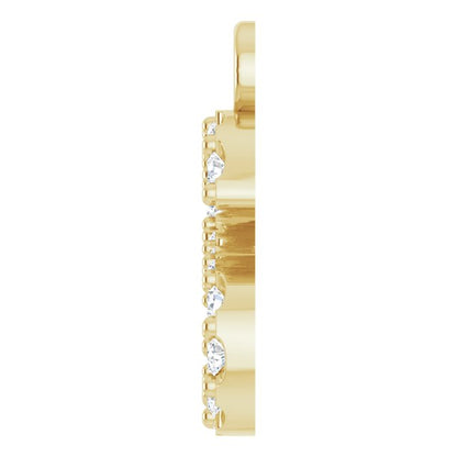 .05 CTW Natural Diamond Initial Dangle