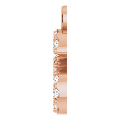 .05 CTW Natural Diamond Initial Dangle