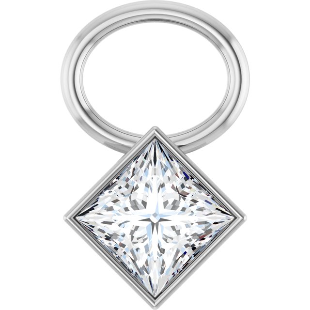 1/6 CTW Natural Diamond Dangle, 5.08 mm x 8.29 mm