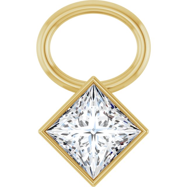1/6 CTW Natural Diamond Dangle, 5.08 mm x 8.29 mm