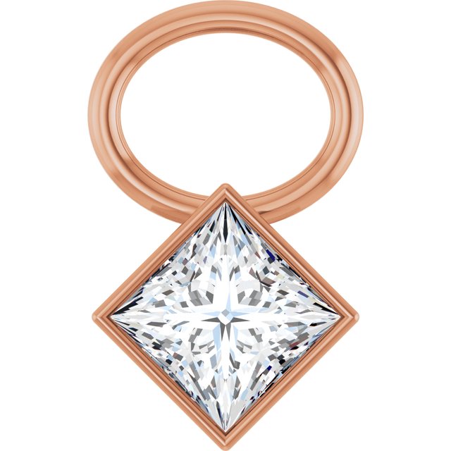 1/6 CTW Natural Diamond Dangle, 5.08 mm x 8.29 mm