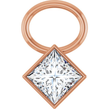 1/6 CTW Natural Diamond Dangle, 5.08 mm x 8.29 mm