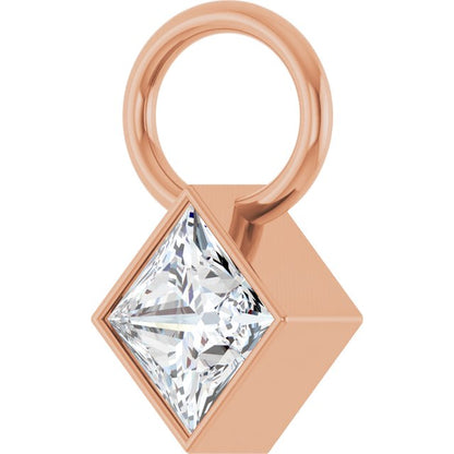 1/6 CTW Natural Diamond Dangle, 5.08 mm x 8.29 mm
