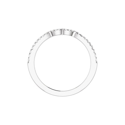 1/6 CTW Natural Diamond Matching Band, 9.6 mm