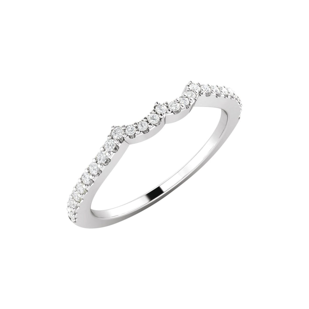 1/6 CTW Natural Diamond Matching Band, 9.6 mm