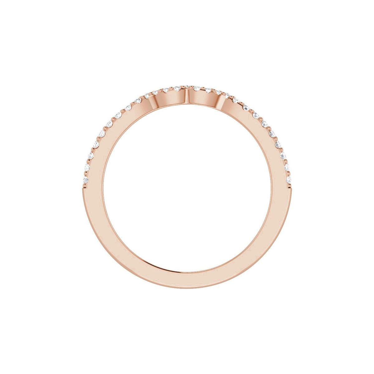 1/6 CTW Natural Diamond Matching Band, 9.6 mm