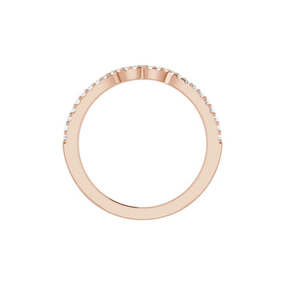 1/6 CTW Natural Diamond Matching Band, 9.6 mm