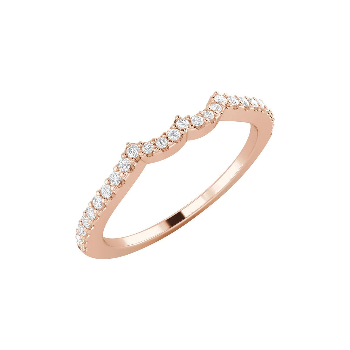 1/6 CTW Natural Diamond Matching Band, 9.6 mm