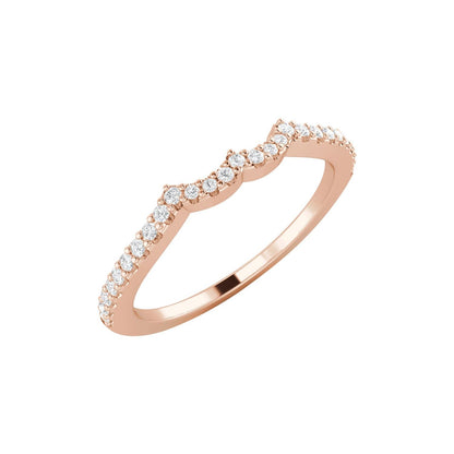 1/6 CTW Natural Diamond Matching Band, 9.6 mm