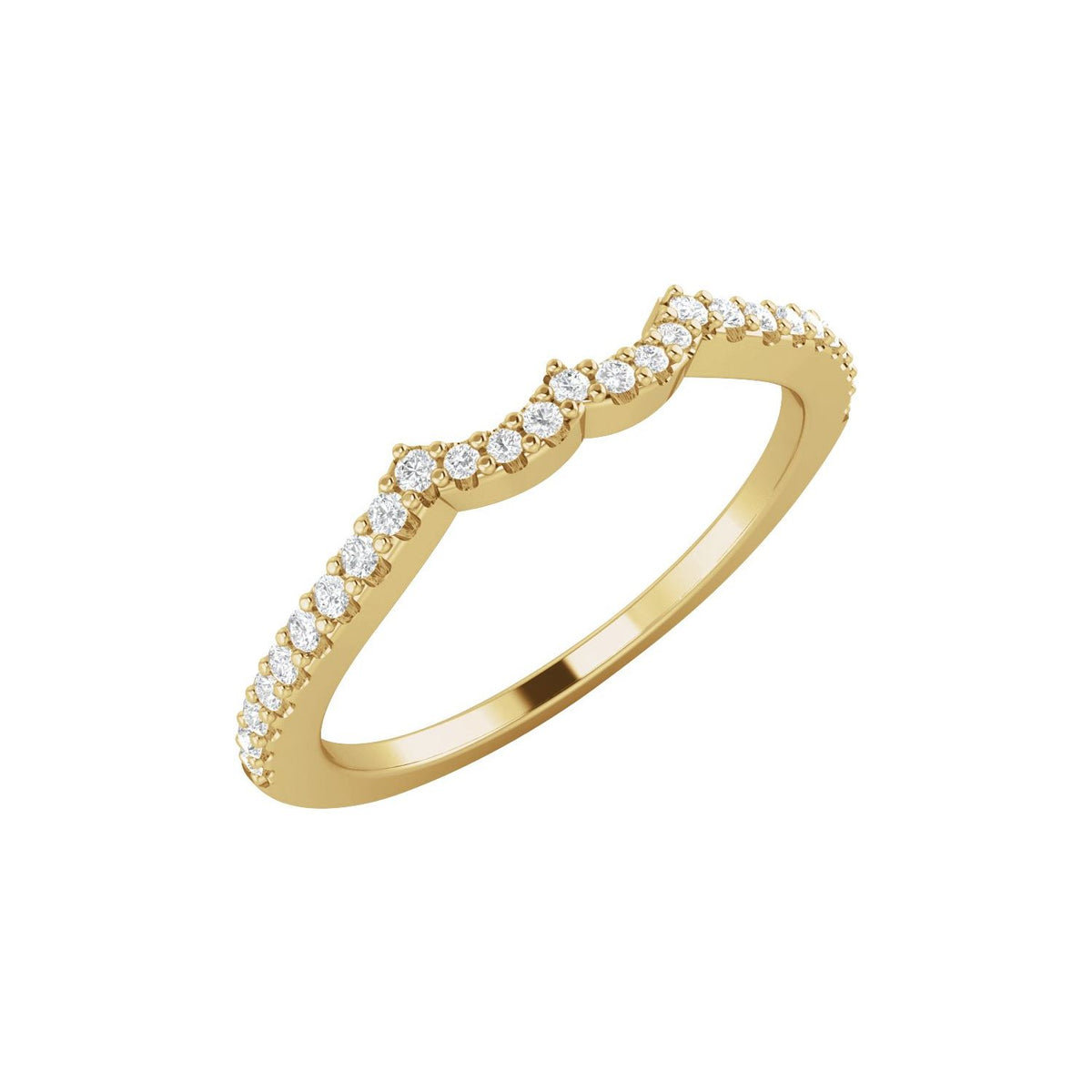 1/6 CTW Natural Diamond Matching Band, 9.6 mm