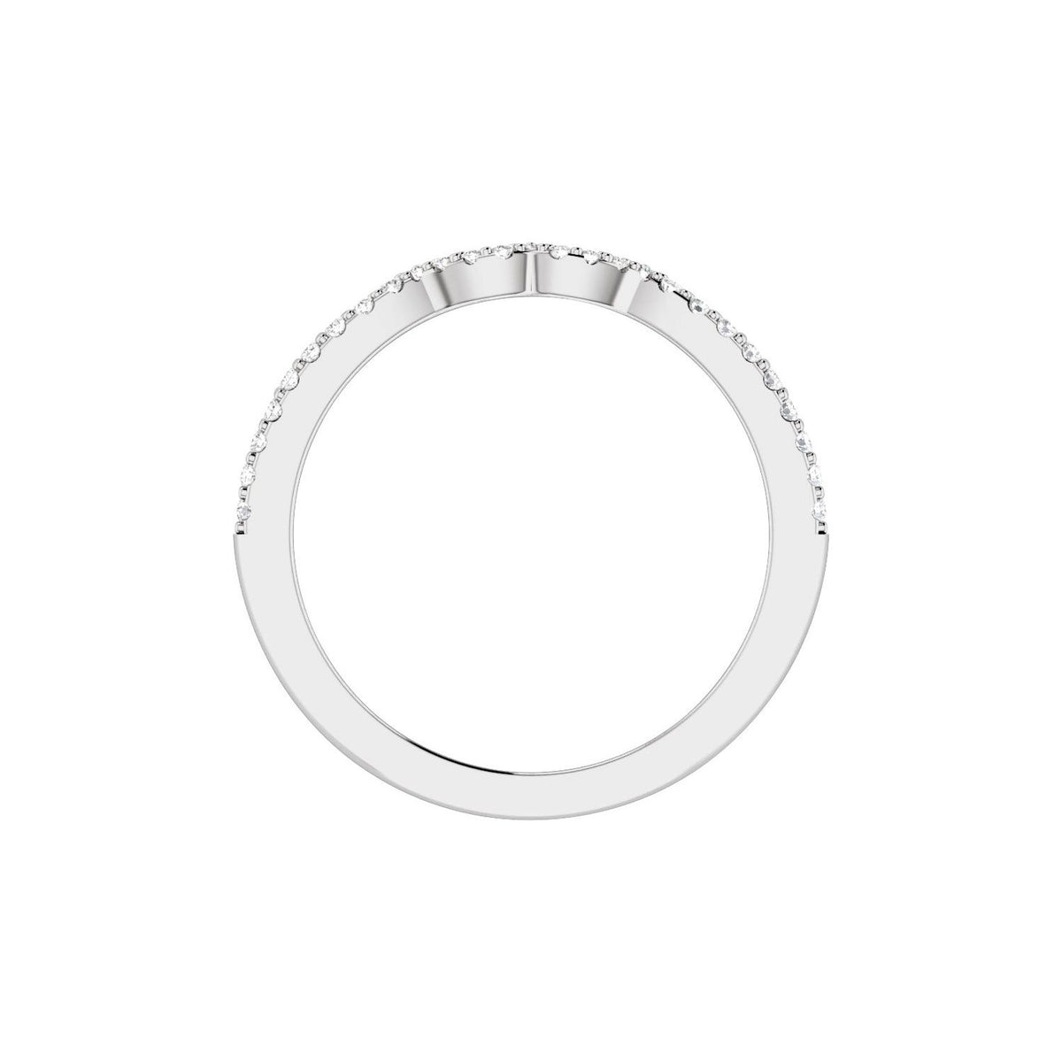 1/6 CTW Natural Diamond Matching Band, 9.6 mm