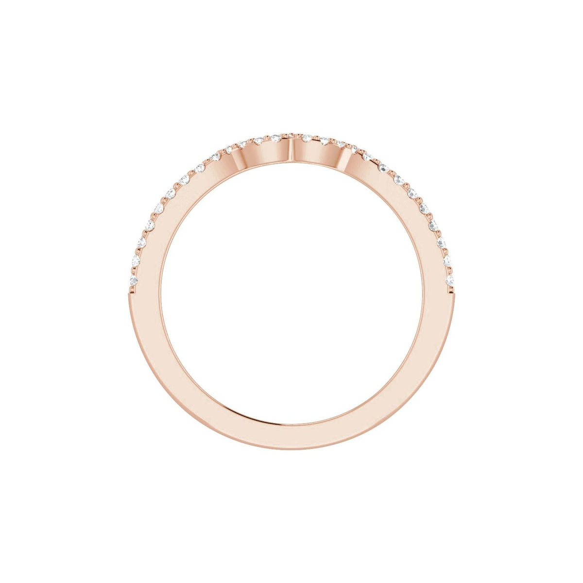 1/6 CTW Natural Diamond Matching Band, 9.6 mm