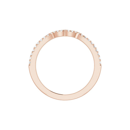 1/6 CTW Natural Diamond Matching Band, 9.6 mm