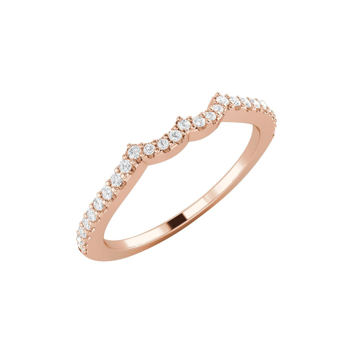 1/6 CTW Natural Diamond Matching Band, 9.6 mm