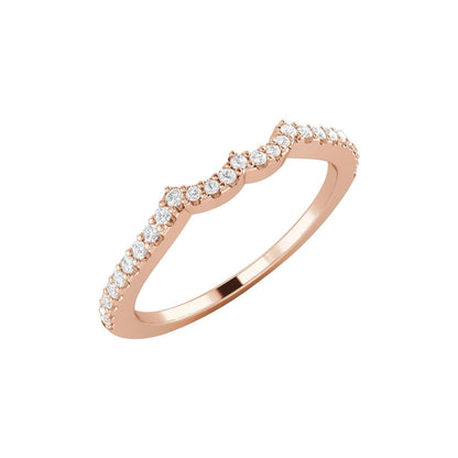 1/6 CTW Natural Diamond Matching Band, 9.6 mm