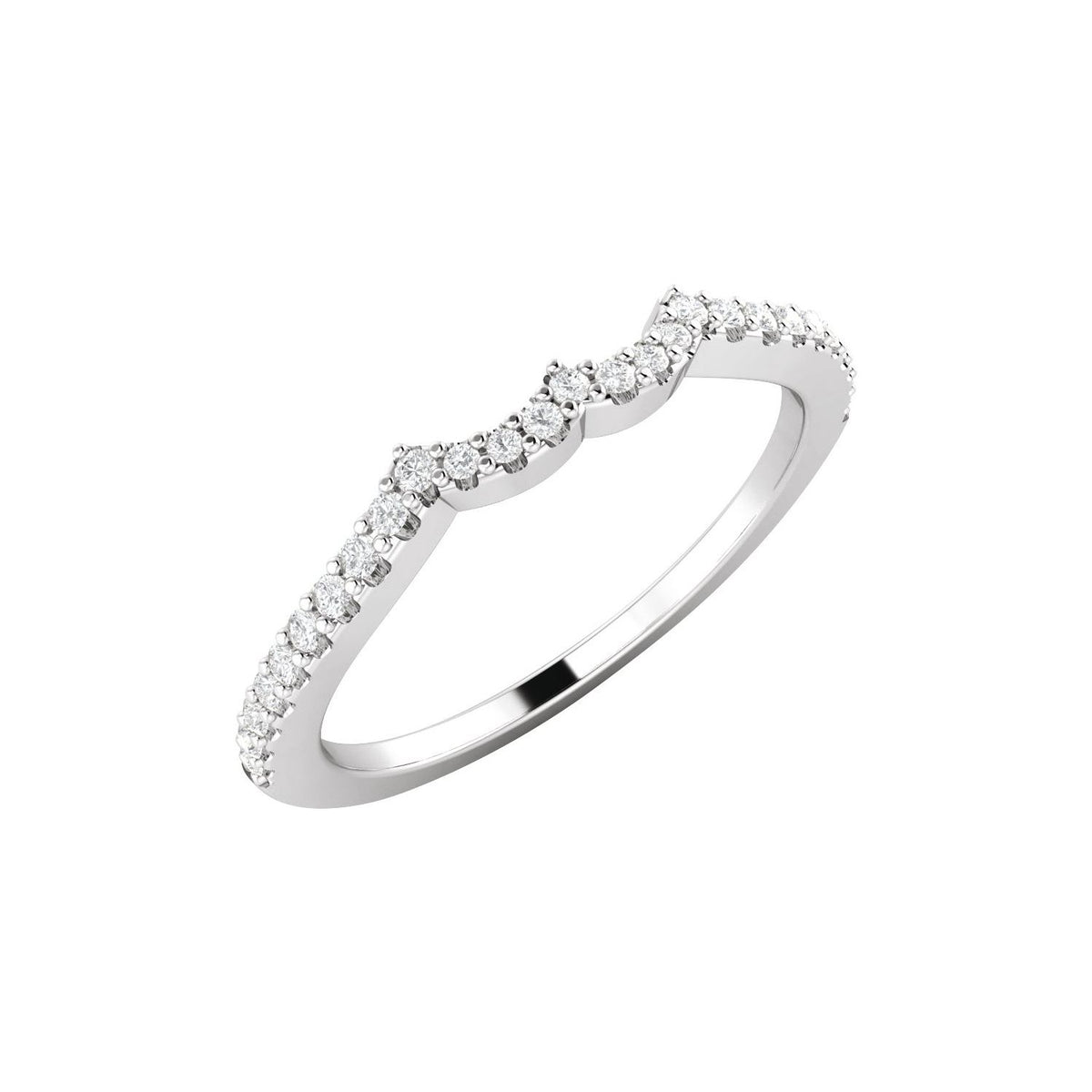 1/6 CTW Natural Diamond Matching Band, 9.6 mm
