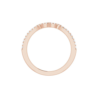 1/6 CTW Natural Diamond Matching Band, 9.6 mm