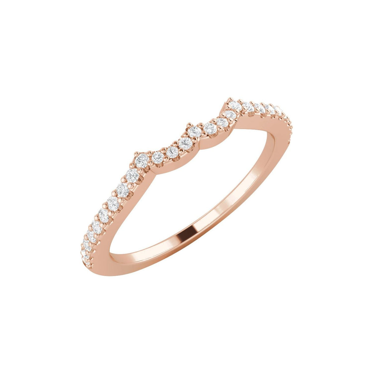 1/6 CTW Natural Diamond Matching Band, 9.6 mm